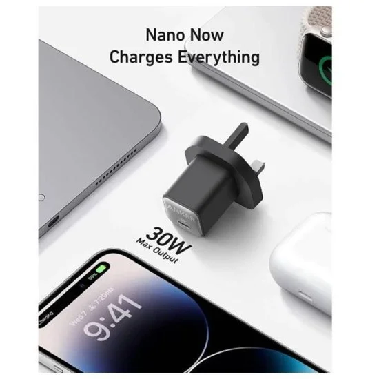 Anker 511 Charger (Nano 3, 30W) - Black